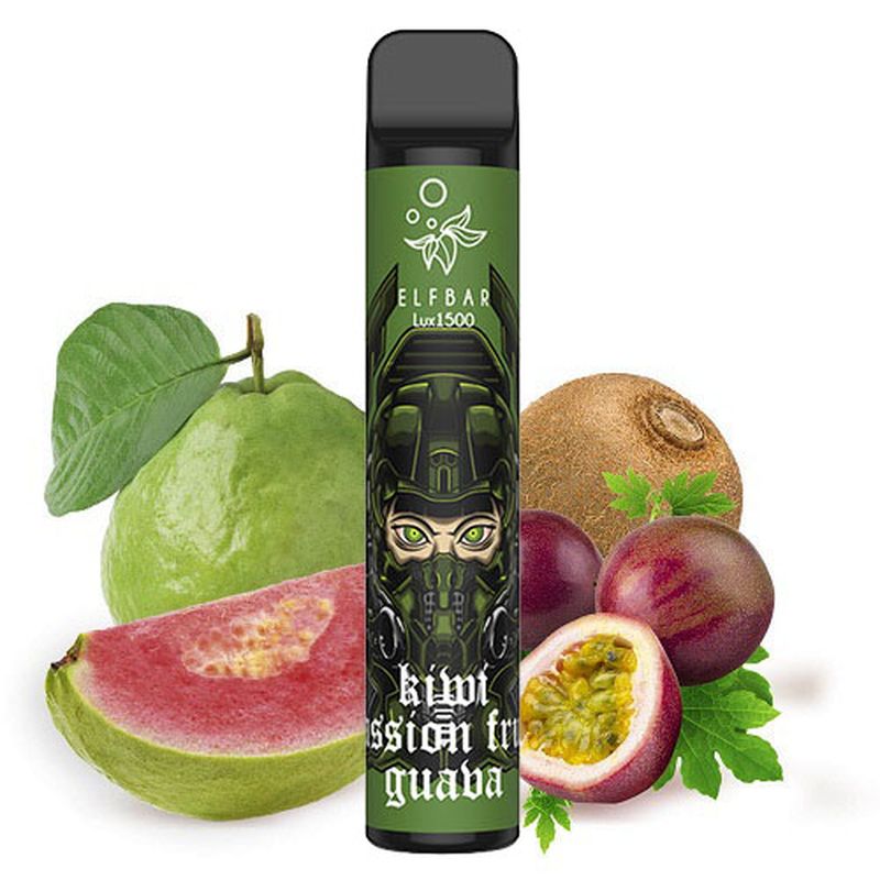 Одноразовий Pod Elf Bar Lux 1500 - Kiwi Passion Fruit Guava